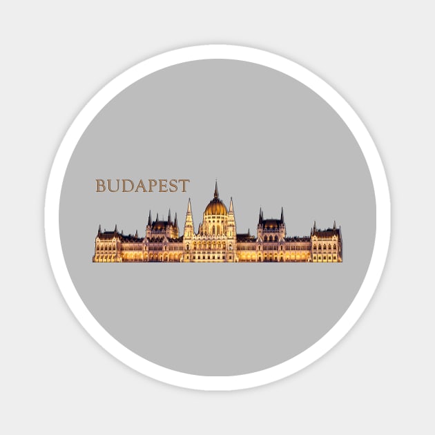 Budapest Magnet by RaeTucker